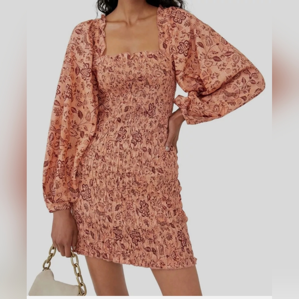Free People Smock It To Me Mini Dress